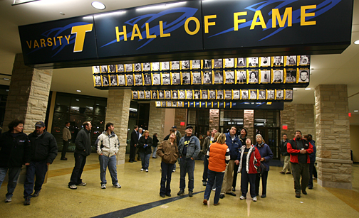 Fans checked out the renovated Savage Arena when it opened Dec. 3, 2008. That night, the Toledo men’s basketball team downed UMass, 57-56, on a tip-in shot at the buzzer.