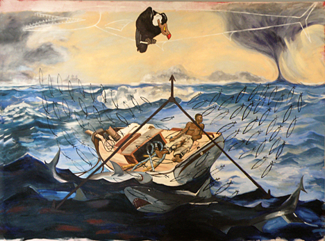 “The Gulf Stream,” oil on canvas, by Arturo Rodriguez