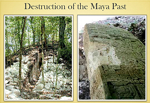 Dr. Richard Leventhal took these photos while conducting archaeological work on the Maya.