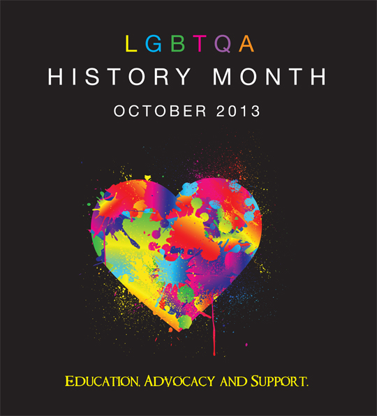 LGBTQA History Month Poster
