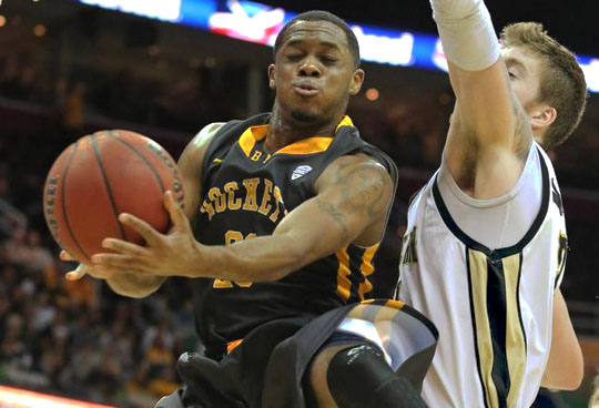 Julius Brown scored 22 points for the Rockets in the MAC Championship Game.