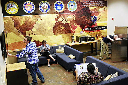 The Veteran’s Lounge will be celebrated with a grand opening hosted by the UT Military Center this week. 