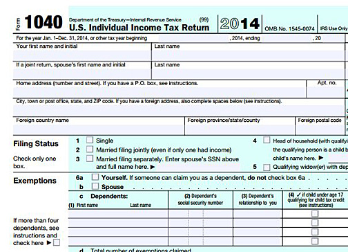web 2014 taxform