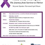 HHS 187 0516 Surviorship Conference flyer