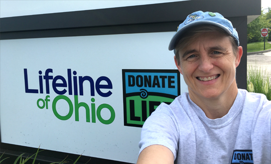 Lori Rankin moved to Toledo from North Carolina to enroll in UT's Human Donation Science Program.
