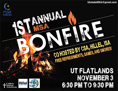 Bonfire flyer