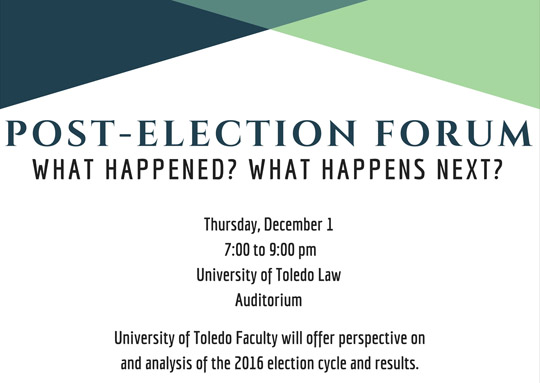 web Post-Election Forum flyer