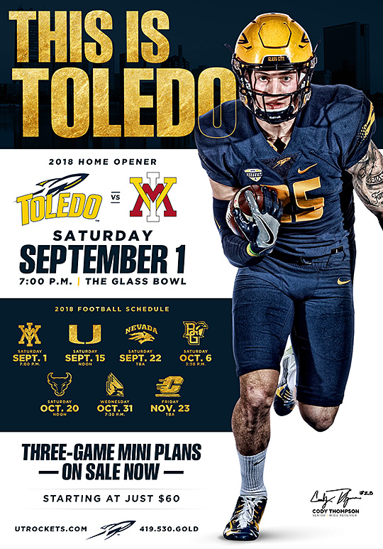 Toledo deals football schedule