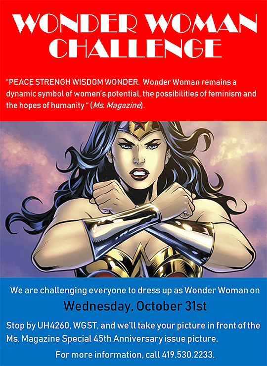 Wonder Woman Challenge issued