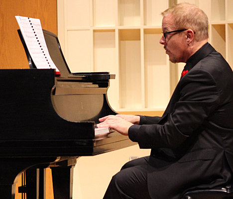 Dr. Michael Boyd, shown here performing in November, will take the Toledo Museum of Art Peristyle stage Saturday, Jan. 23, for a tribute to Stravinsky.