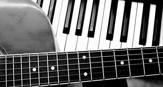 piano and guitar image