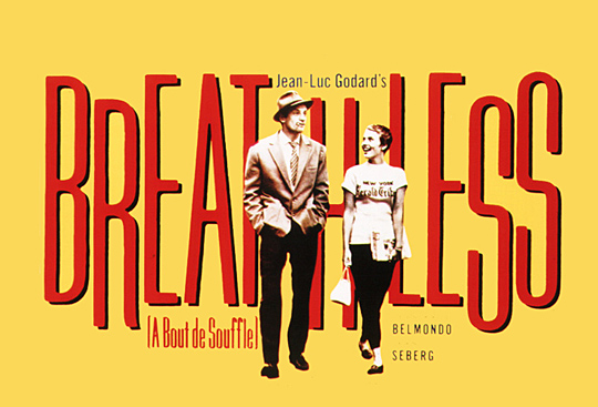 Breathless movie poster