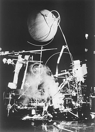 “Homage to New York” was created in 1960 by Jean Tinguely.