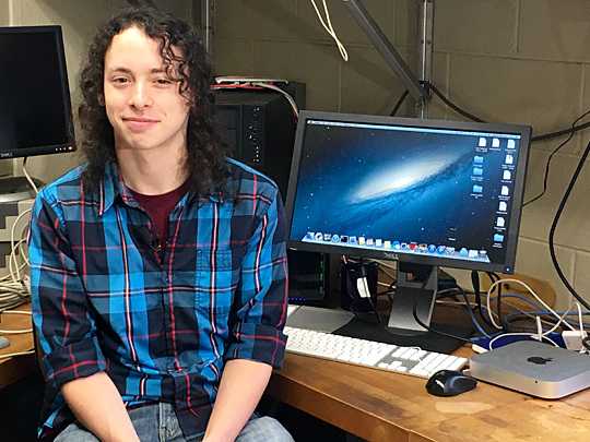 UT sophomore James Windsor is an astrophysics major who helped astronomers identify the new object in space.