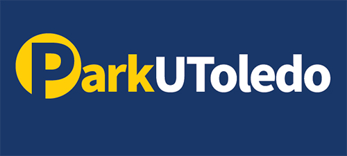 Promotional graphic for ParkUToledo.