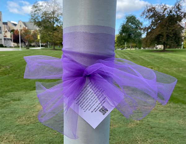 purple ribbon domestic violence
