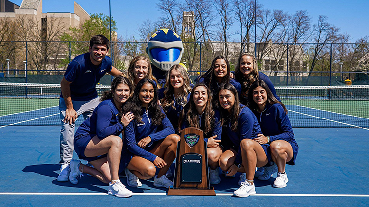 The Toledo women's tennis team earned its third-straight ITA All-Academic Team honor with a 3.72 grade point average.