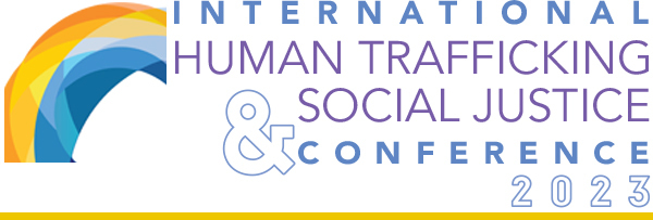A promotional graphic for UToledo’s International Human Trafficking and Social Justice Conference.