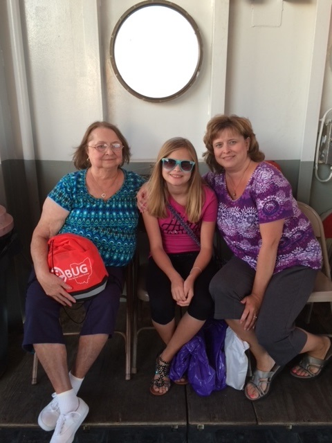 Left to right: Sheila Bond with granddaughter Alli Pakulski and daughter Tracy Pakulski.