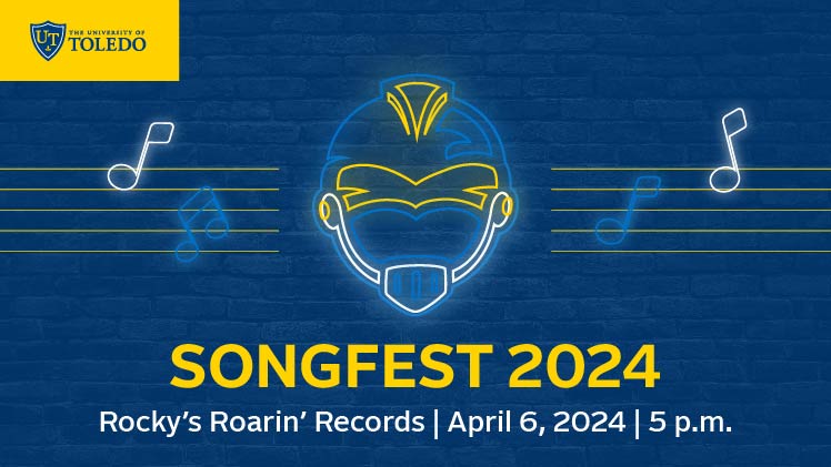 Promotional graphic for the 87th Annual Songfest on April 6 at Savage Arena