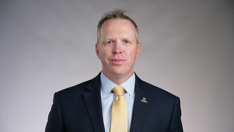 Headshot of UToledo Interim President Matt Schroeder.