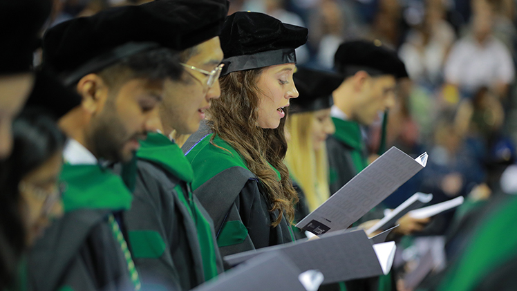 Students at the University of Toledo College Of Medicine And Life Sciences (COMLS) Commencement 2023.