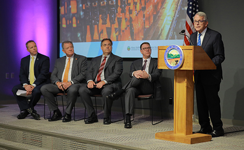 The $31.3 million investment by the Ohio Department of Development to establish the Innovation Hub was announced Monday by Ohio Gov. Mike DeWine and Lt. Gov. Jon Husted.