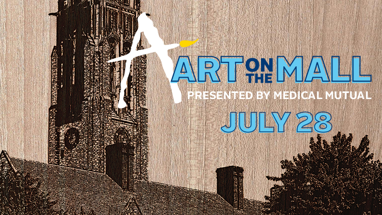 Promotional graphic for UToledo's annual Art on the Mall scheduled for Sunday, July 28.