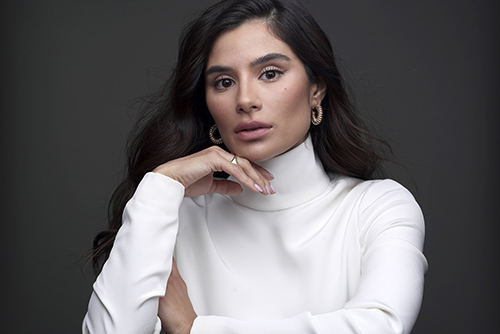 Portrait of Diane Guerrero, a multitalented actress and star of "Orange is the New Black,” Disney's "Encanto" and CW's "Jane the Virgin."