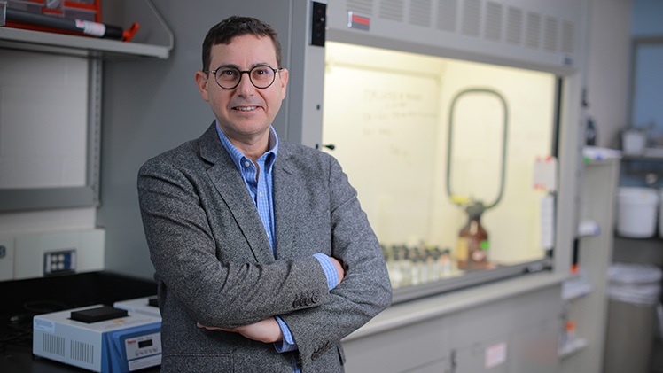 Portrait of Dr. Michael Weintraub, a soil ecologist and professor in the Department of Environmental Sciences.