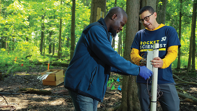 After more than three years of logging and analyzing field data through COMPASS-FME, part of a large-scale collaborative project funded with $20 million from the U.S. Department of Energy, UToledo researchers are shifting from the observational to experimental in their exploration of how coastlines respond to changing water levels.
