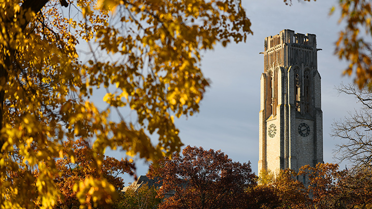 With Thanksgiving less than a week away and the chill of winter already here, we look back to earlier in November when University Photographer Dan Miller captured Main Campus in full autumnal bloom on a sunny and warm fall day.