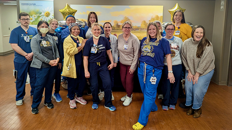 The Heart and Vascular Care Unit at the University of Toledo Medical Center recently celebrated earning a bronze-level Beacon Award for Excellence from the American Association of Critical-Care Nurses.