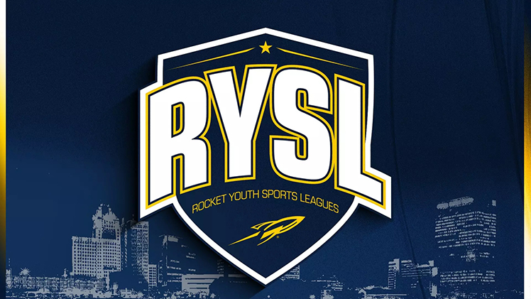 Graphic for Toledo Athletics'-just announced Rocket Youth Sports Leagues, RYSL.