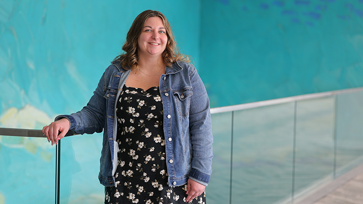 Portrait of Alyssa Stoy, an occupational therapy doctorate student at UToledo.