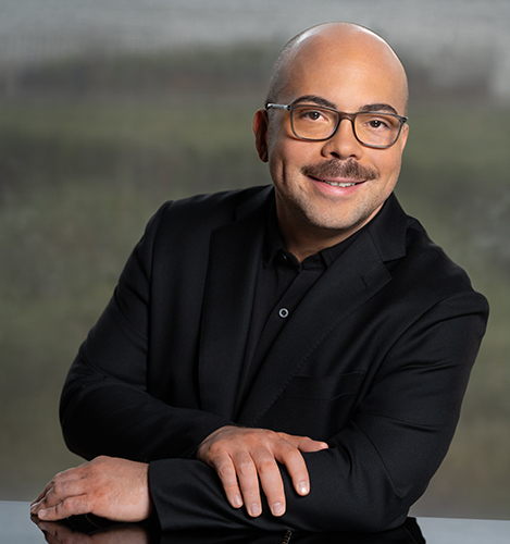 Headshot of Christopher Guzman, a celebrated pianist with an extensive international performance career, is a professor of piano at Northwestern University.