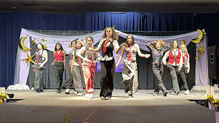 UT Daebak, the K-pop dance team at UToledo, performs.