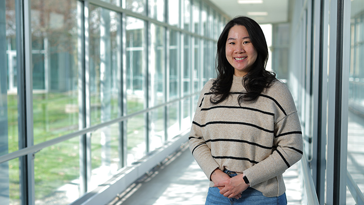 Portrait of Linda Vongsathian, who graduates Friday, May 1, with a master's degree in nursing.