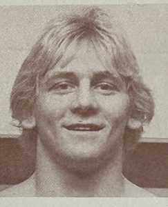 Black-and-white headshot of UToledo wrestler Bob Preston.