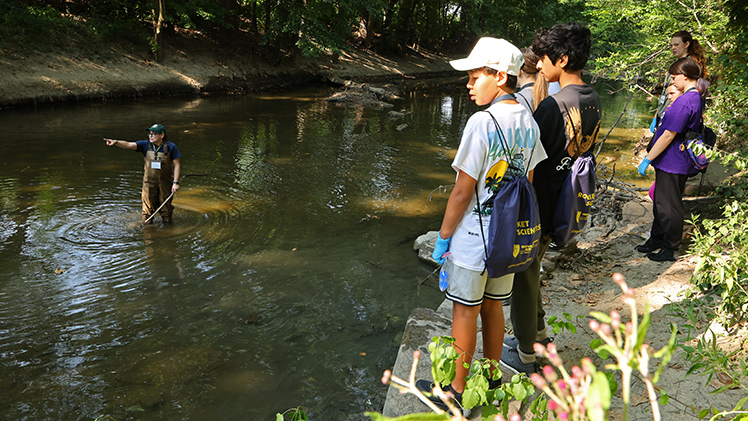 Camp Staffer Linnea Vicari talks about the Ottawa River.