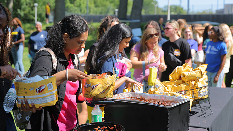 The Class of 2030 then enjoyed a lunch and games at the Flatlands.