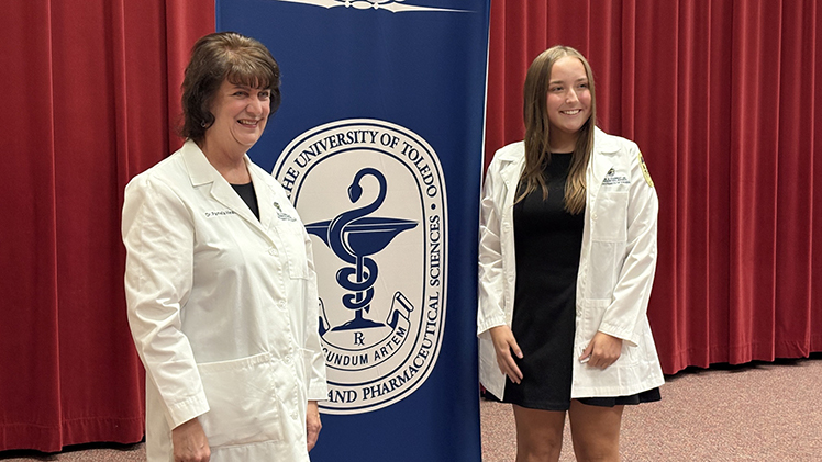 Adisyn Kish with Dean Pam Heaton