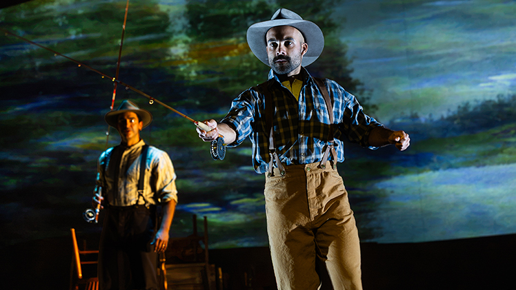 Michael Kuhn portrays the character Paul Maclean in Opera Montana’s 'A River Runs Through It.’